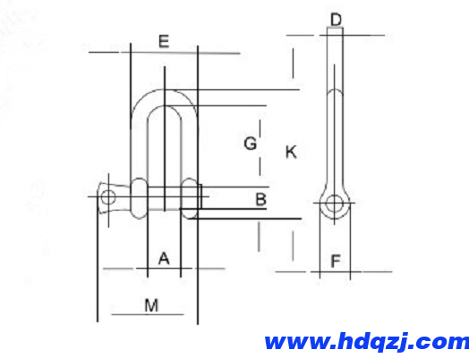 D形卸扣G210產(chǎn)品